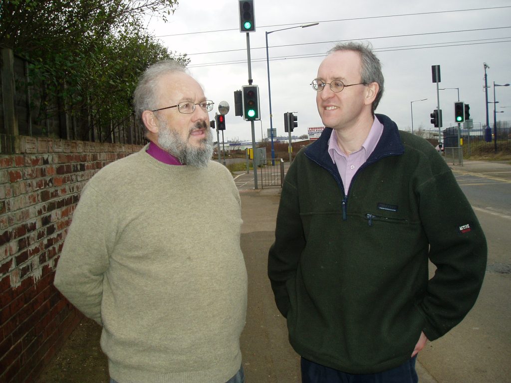 Photo of Martyn Smith with Ian Garrett